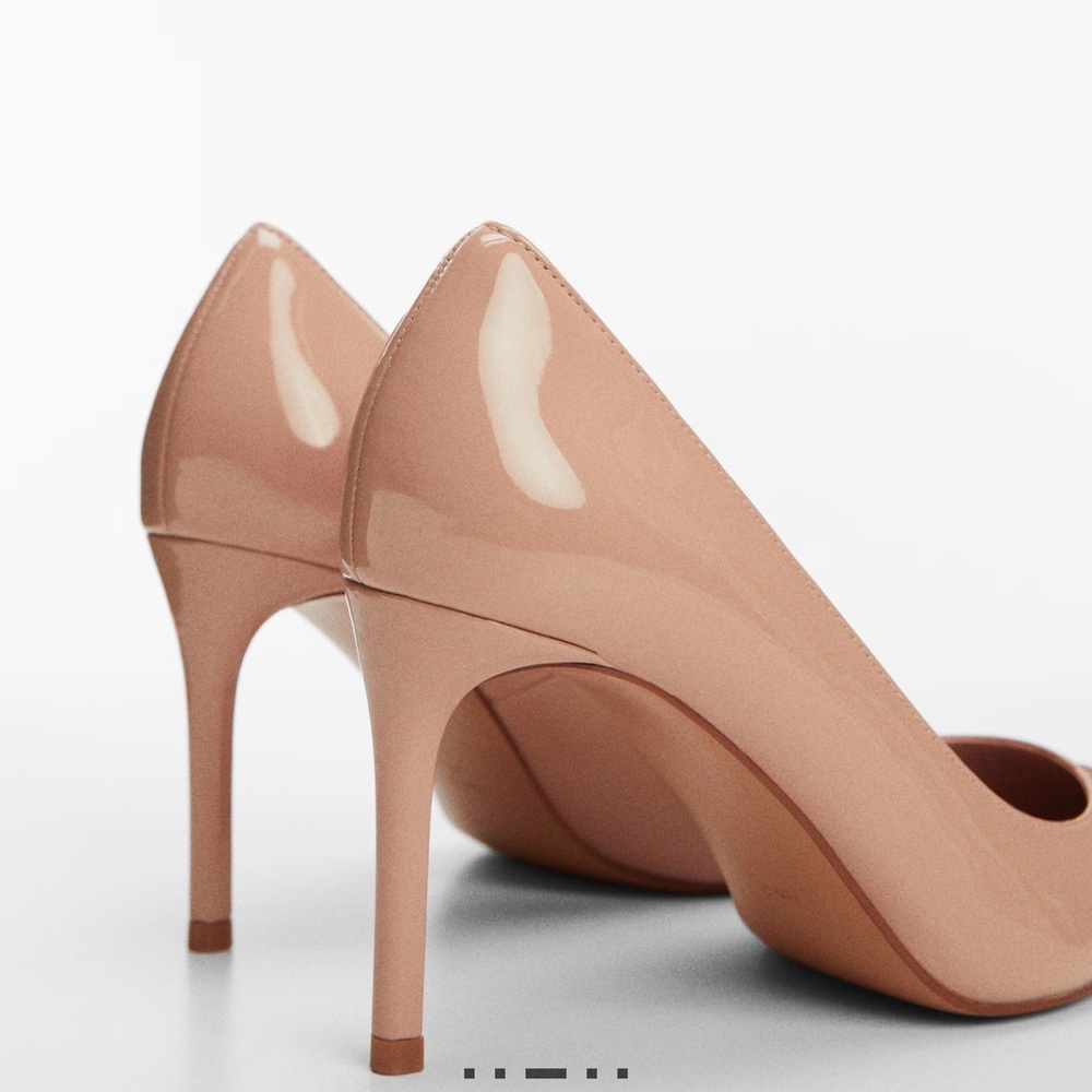 Mango Blush Patent Pointed-Toe Stiletto - Picture 4 of 15